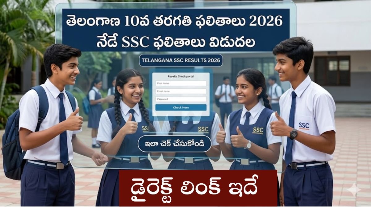 Telangana 10th Class Results 2026